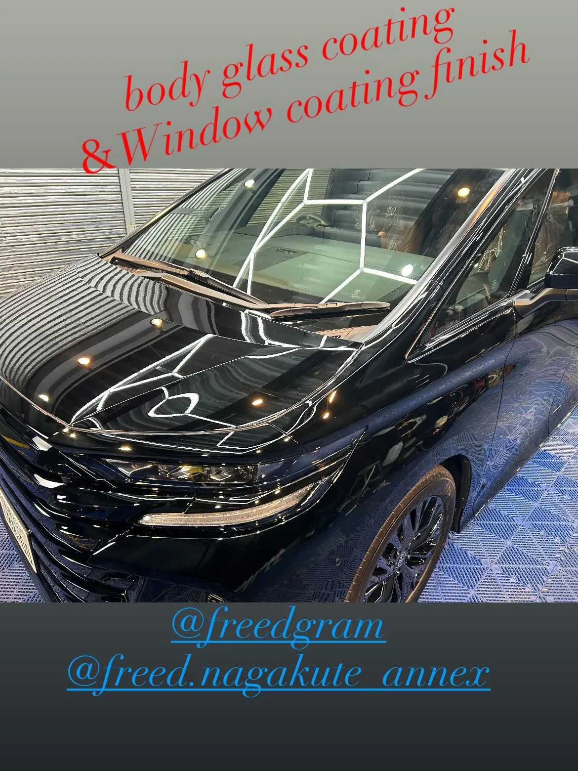 今回は、トヨタ ヴェルファイアに、body glass co...