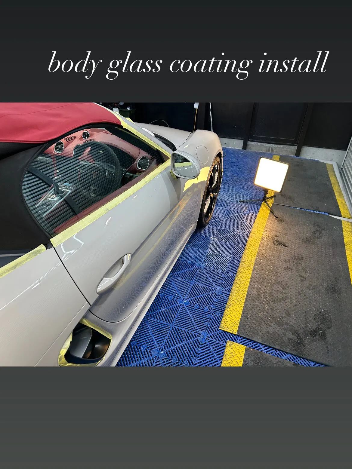 Porsche 718Spyderにbody glass c...