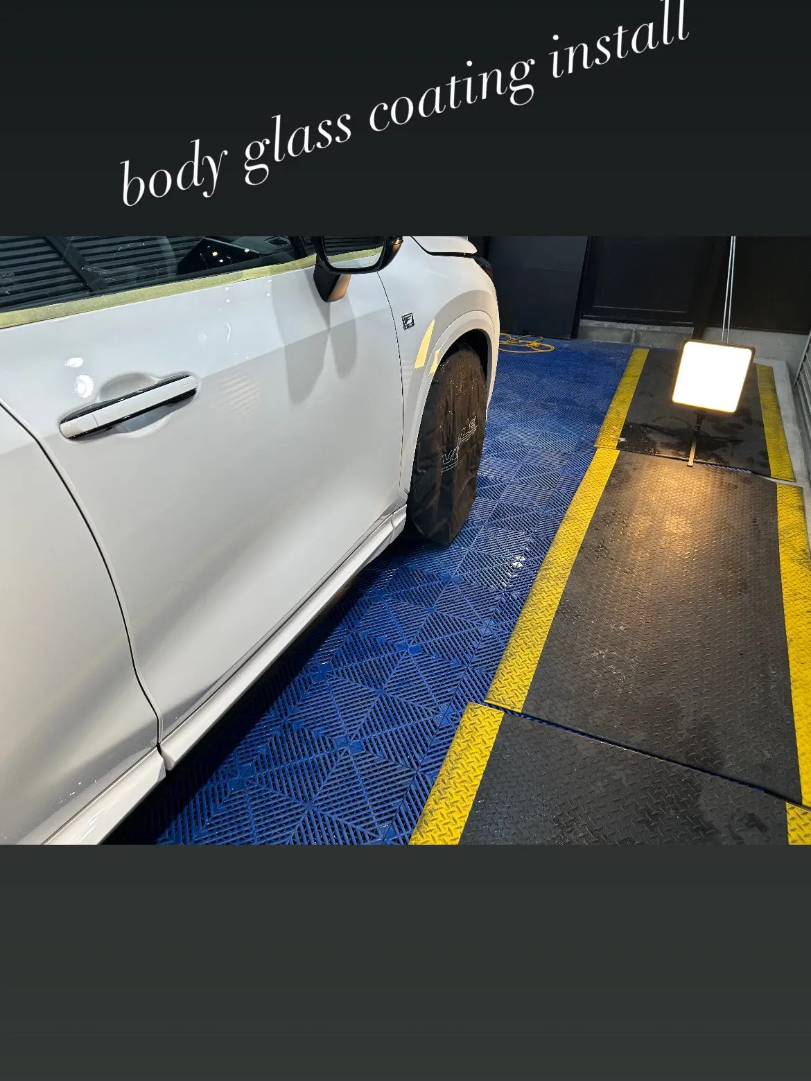 今回は、LEXUS NX350hに、body glass c...