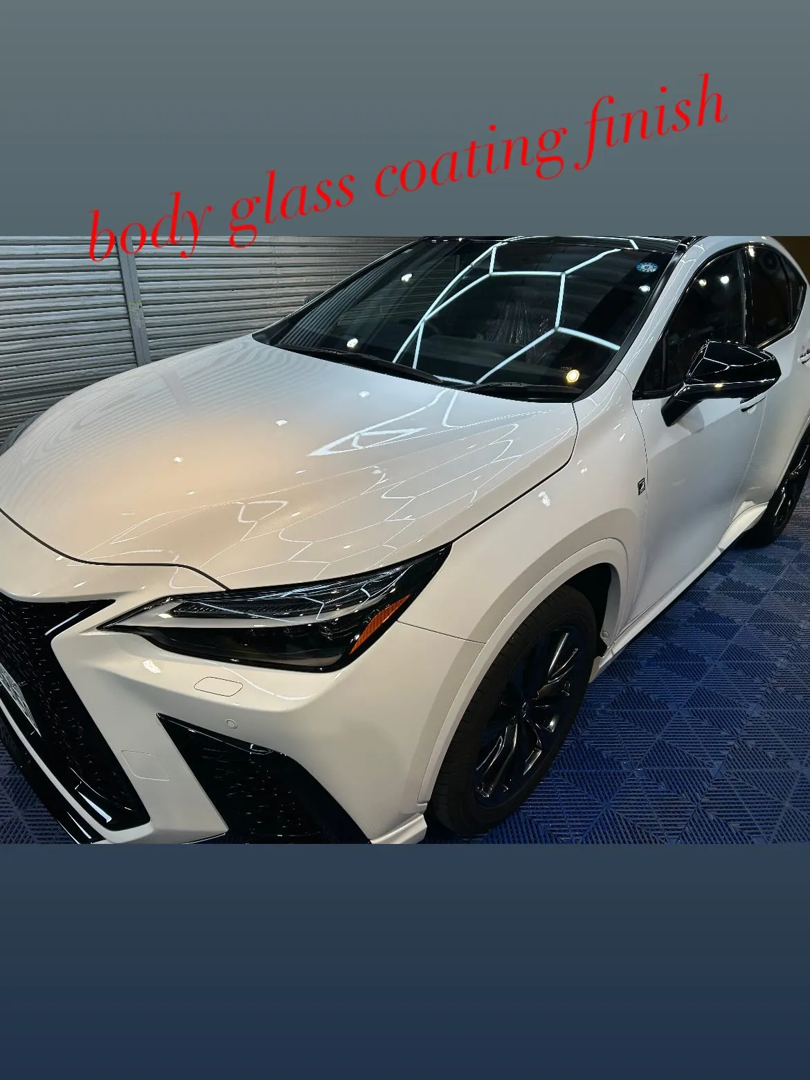 今回は、LEXUS NX350hに、body glass c...