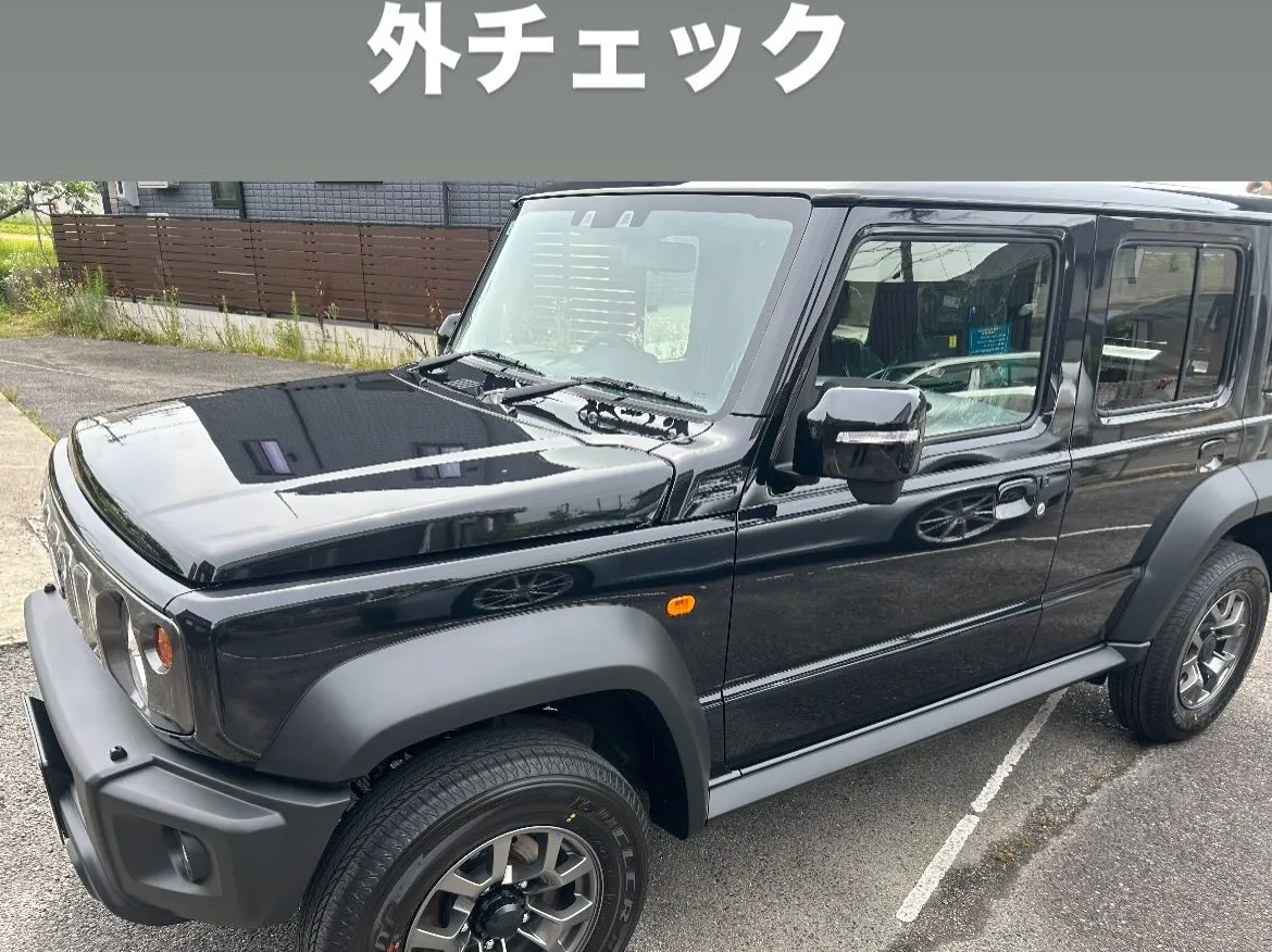 今回は、お客様のご紹介で新車のジムニーノマドに